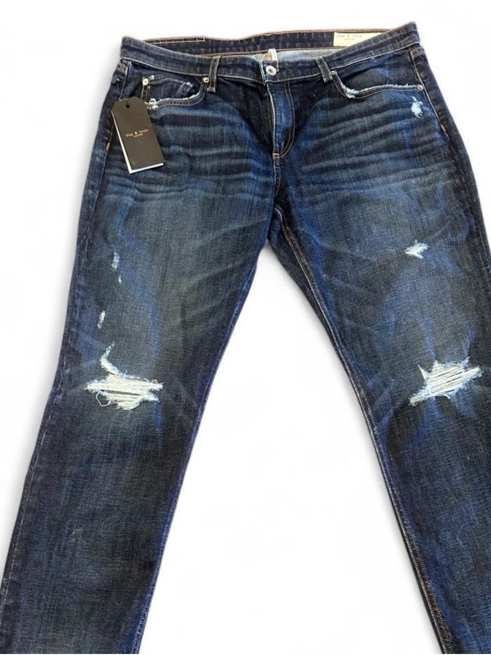 Rag n Bone Distressed Women's Jeans - Dark Blue- NEW!!! Size 31